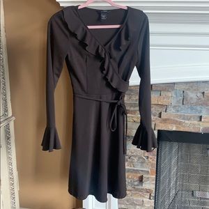 Size 1/2 Like new express brown dress